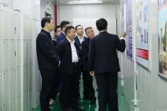 宜春市电子信息产业链招商小分队莅临福州龚瑞文化艺术中心有限公司参观调研